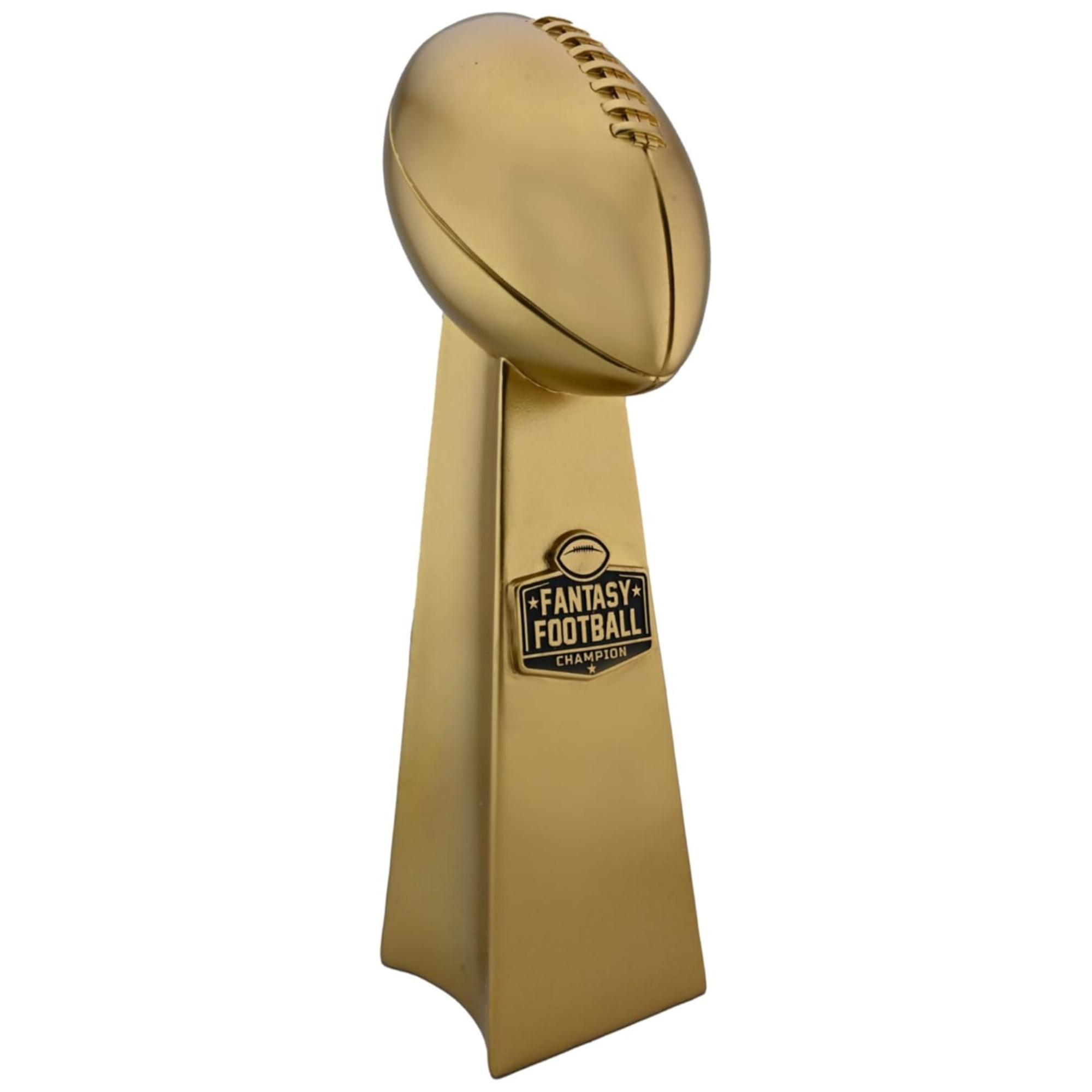 Fantasy Football Trophy - Electroplated Gold Football Trophy Replica for League Champion, Durable Fantasy Trophy for First Place, Fantasy Football Trophies Display Award - Available in 2 Sizes