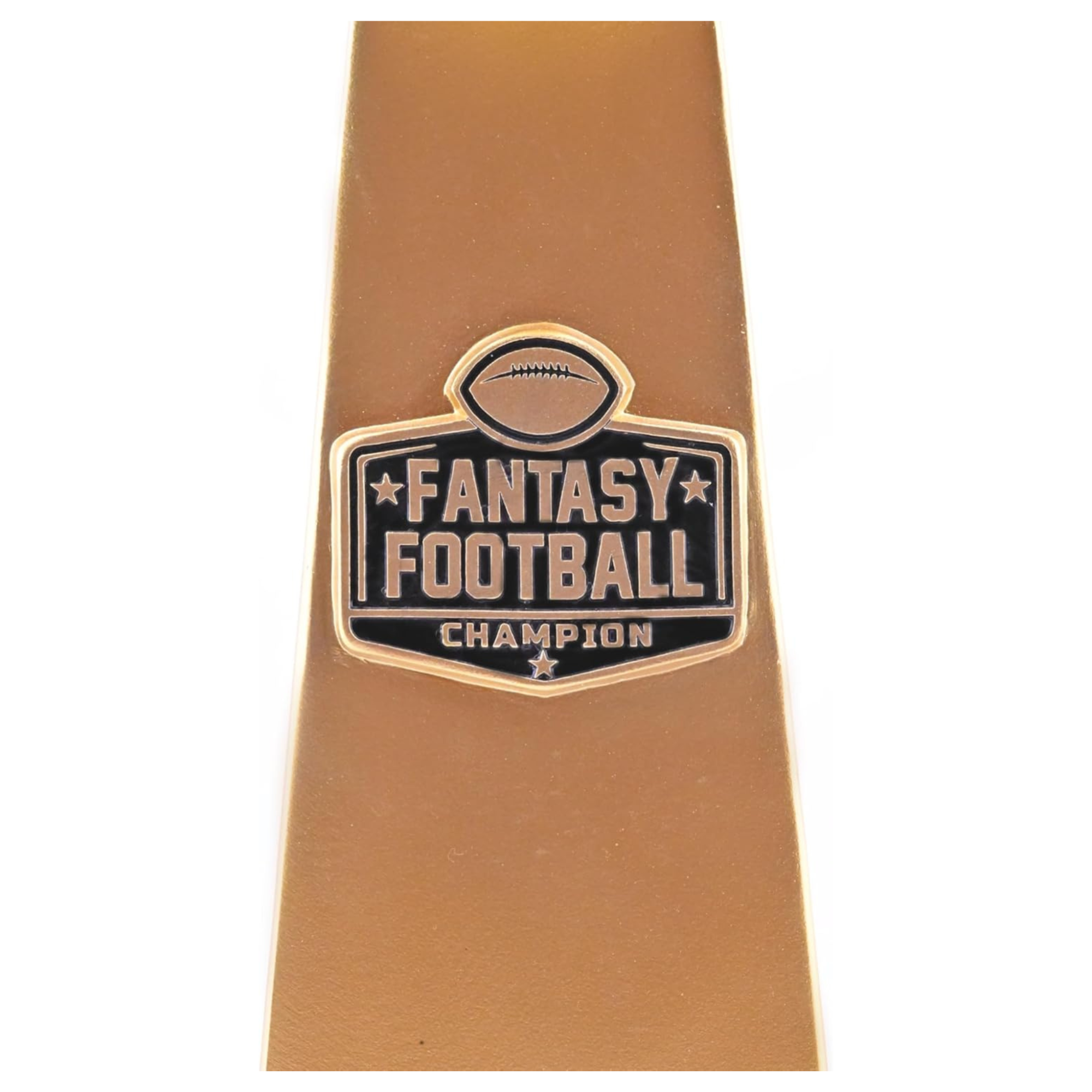 Fantasy Football Trophy - Electroplated Gold Football Trophy Replica for League Champion, Durable Fantasy Trophy for First Place, Fantasy Football Trophies Display Award - Available in 2 Sizes