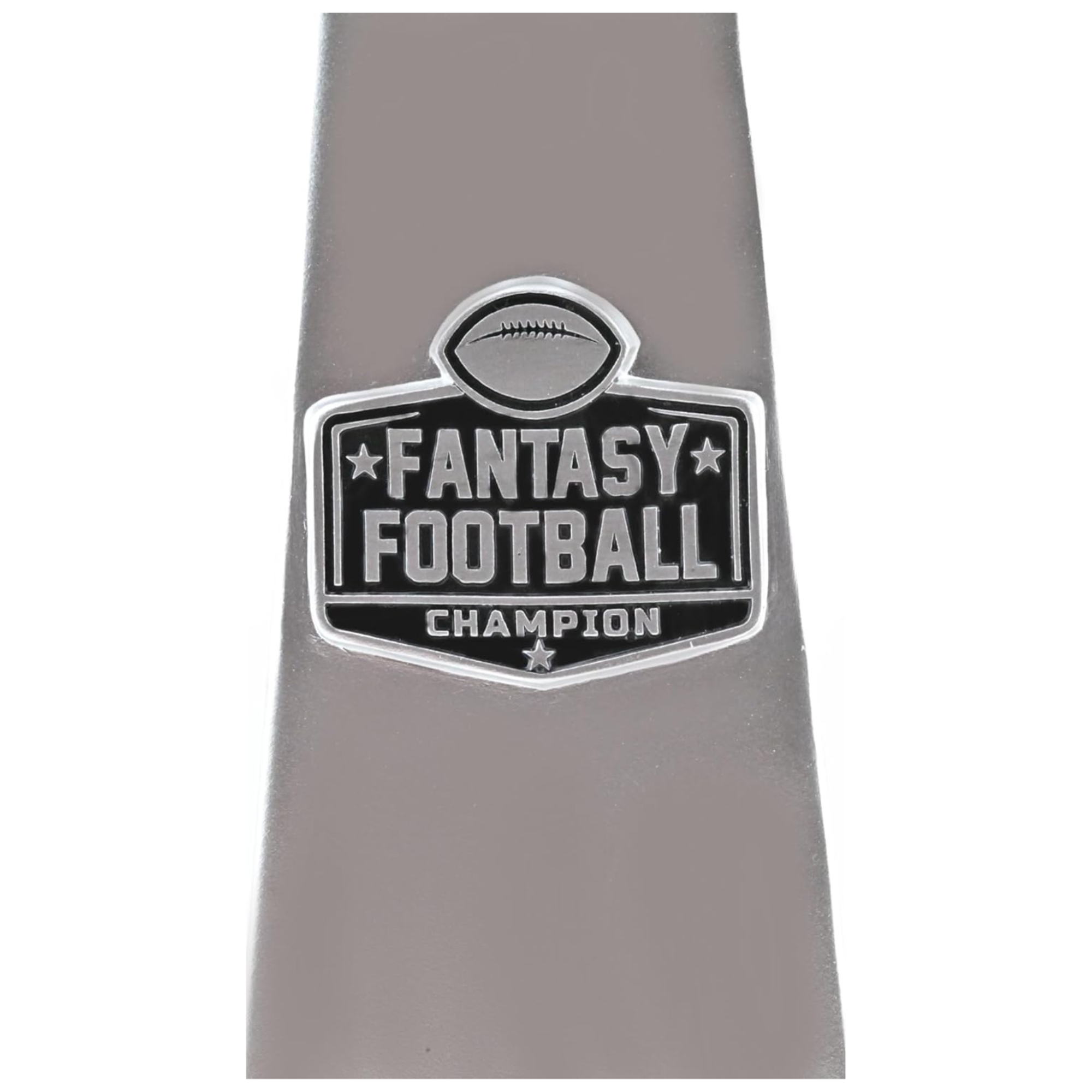 Fantasy Football Championship Trophy - Silver Finish Football Trophy Replica for League Winner, Premium Fantasy Trophy for Display, Durable Trophy Fantasy Football Award - Available in 2 Sizes