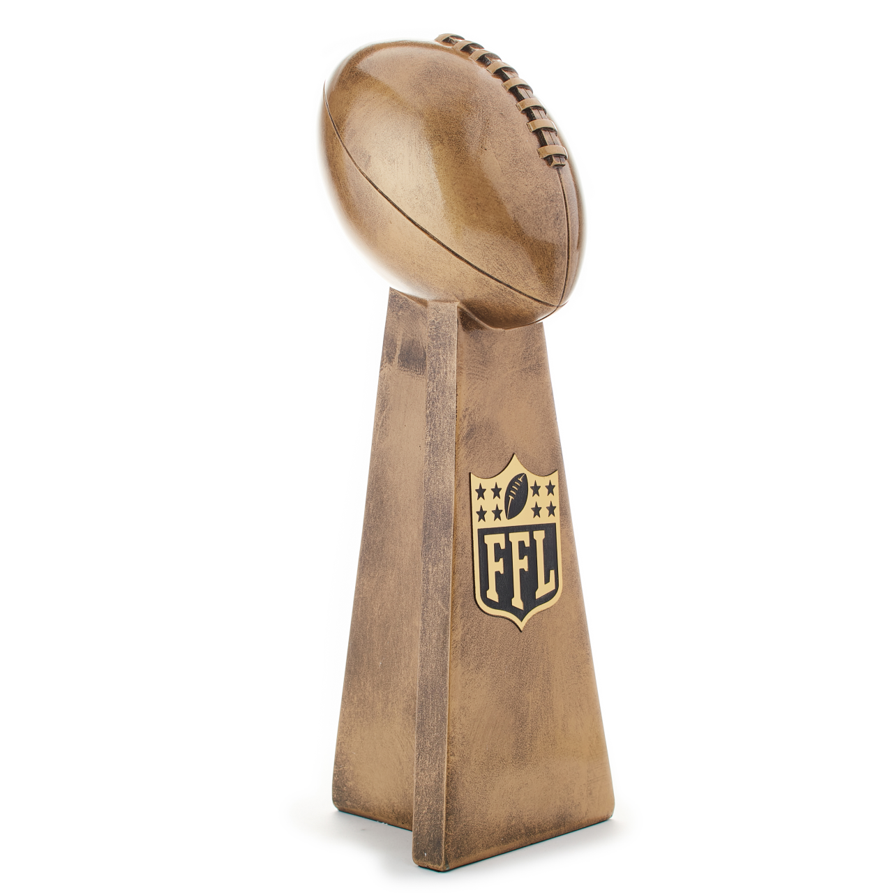 Fantasy Football Trophy with Realistic Design | Gold Championship Replica | First Place Award for League or Team Champions | Available in 2 Sizes
