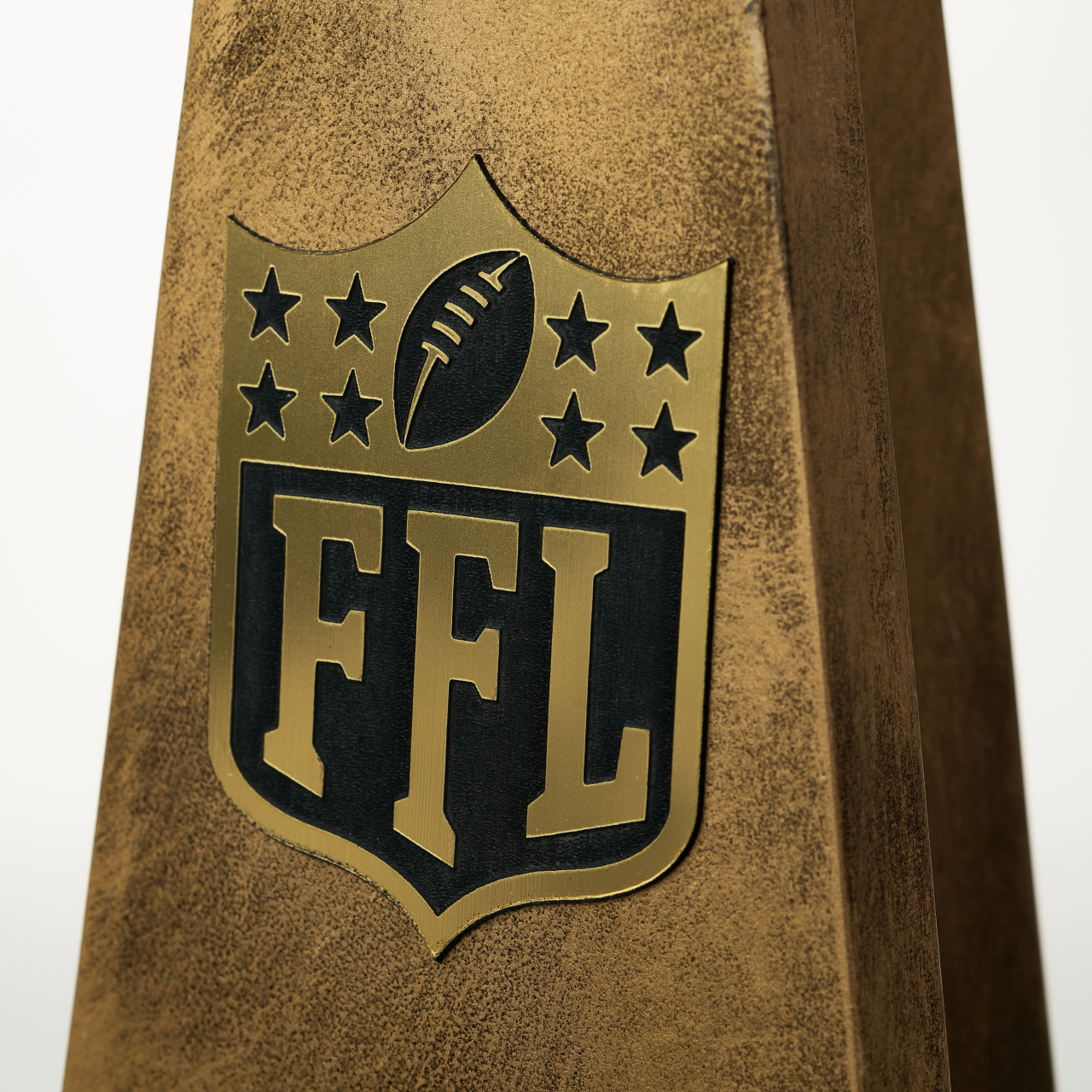 Fantasy Football Trophy with Realistic Design | Gold Championship Replica | First Place Award for League or Team Champions | Available in 2 Sizes