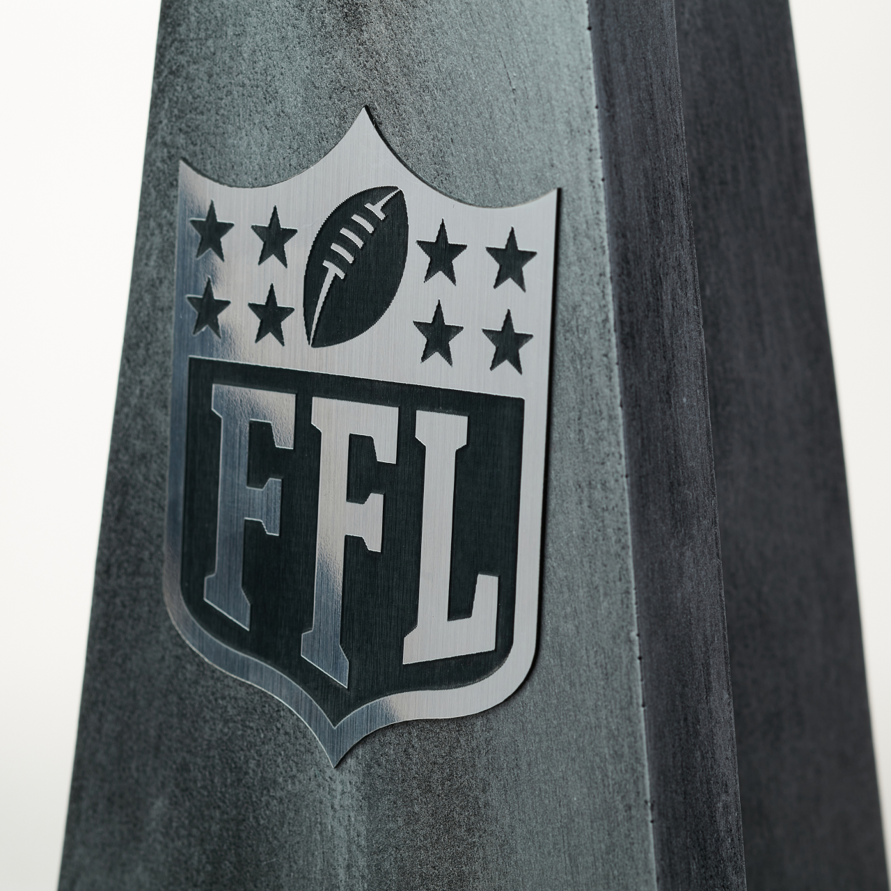 Fantasy Football Trophy with Realistic Design | Silver Championship Replica | First Place Award for League or Team Champions | Available in 2 Sizes
