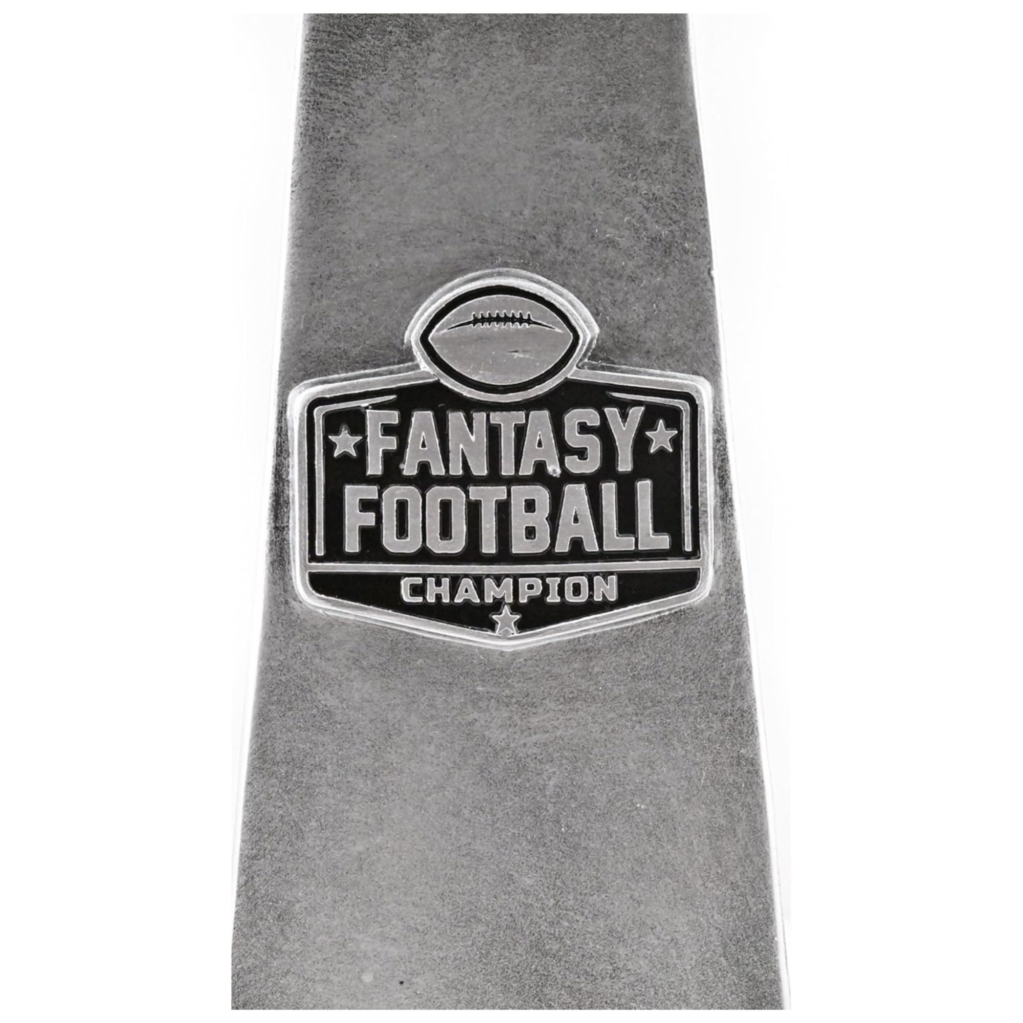 Fantasy Football Championship Trophy - Premium Fantasy Trophy with Antique Silver Finish, Football Trophy Pro-Style Replica for Winner, Fantasy Football Trophies Display Award - Available in 2 Sizes