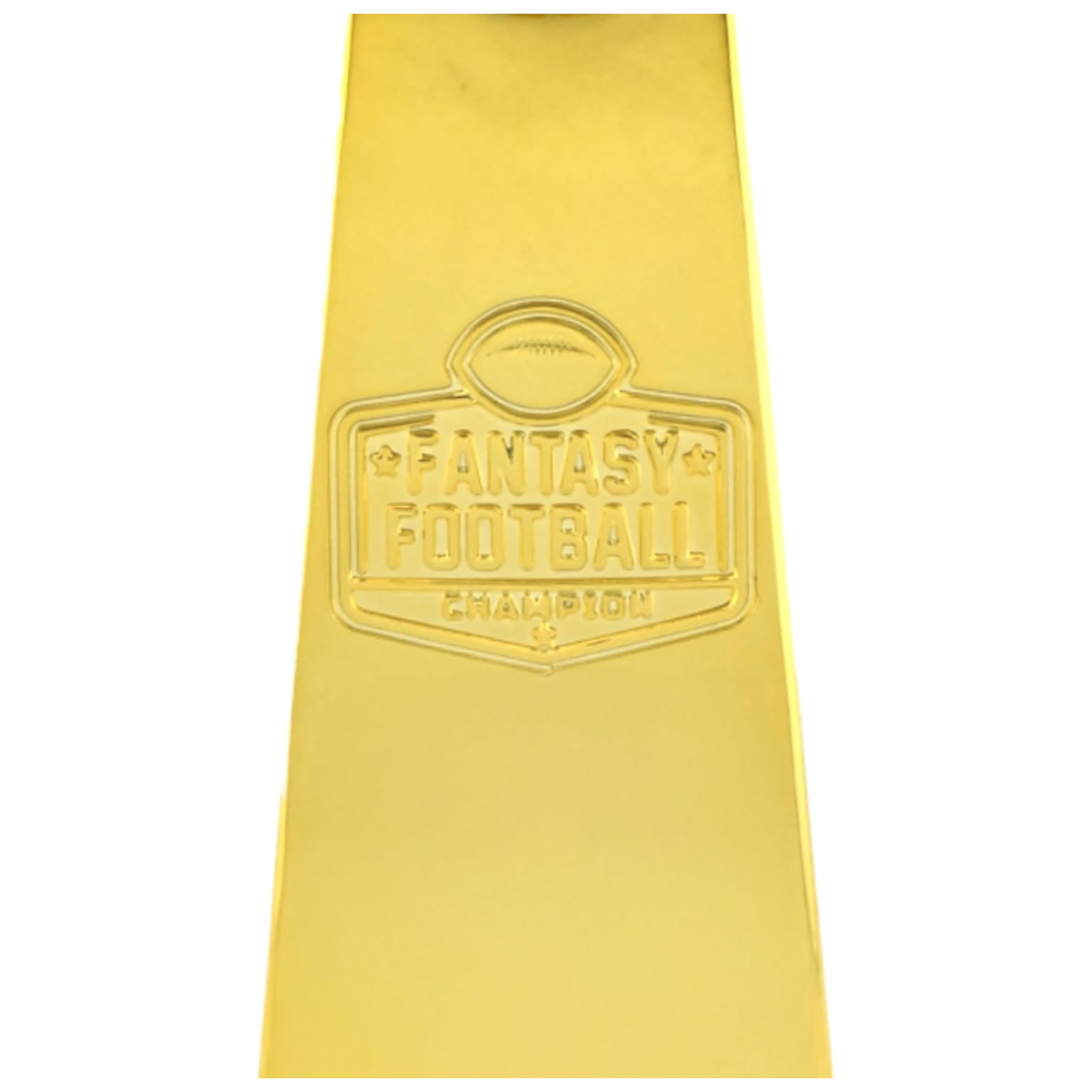 Fantasy Football Trophy - Gold Finish Champion Award for League Winner - Bold Replica Design, Premium Football Trophy for Fantasy Football Trophies Display or Rotation - Available in 2 Sizes