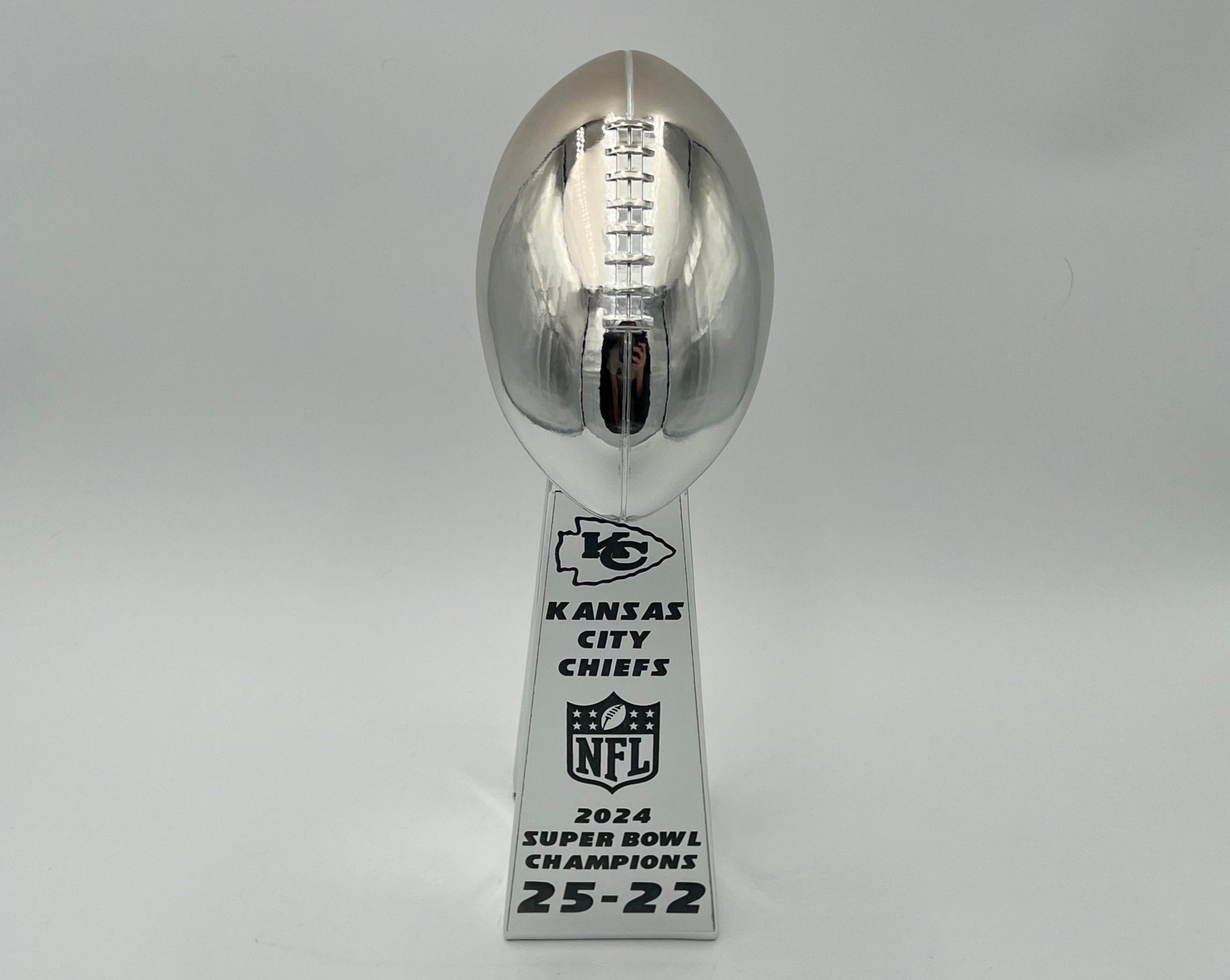 Kansas City Chiefs Super Bowl Championship Trophy 10 or 14 inch Replica